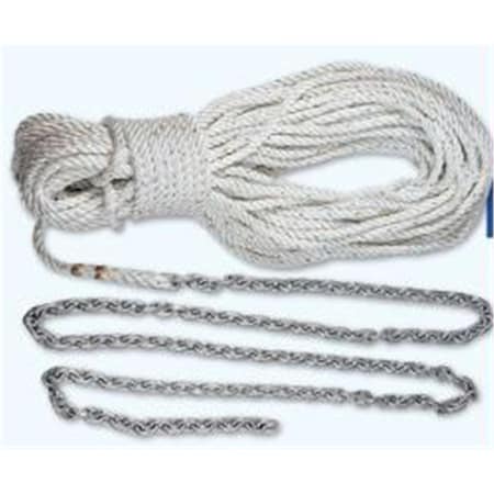 Explosion Lewmar  10 ft. 1-4 in. G4 Chain W-150 ft. 1-2 in. Rope EX4228968